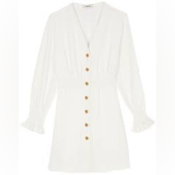 Sandro Lylie White Dress - Picture 5 of 5